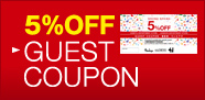5%OFF GUEST COUPON