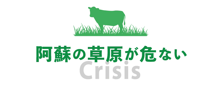 Crisis 阿蘇の草原が危ない