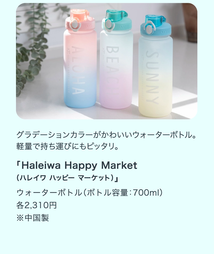 「Haleiwa Happy Market
        （ハレイワ ハッピー マーケット）」