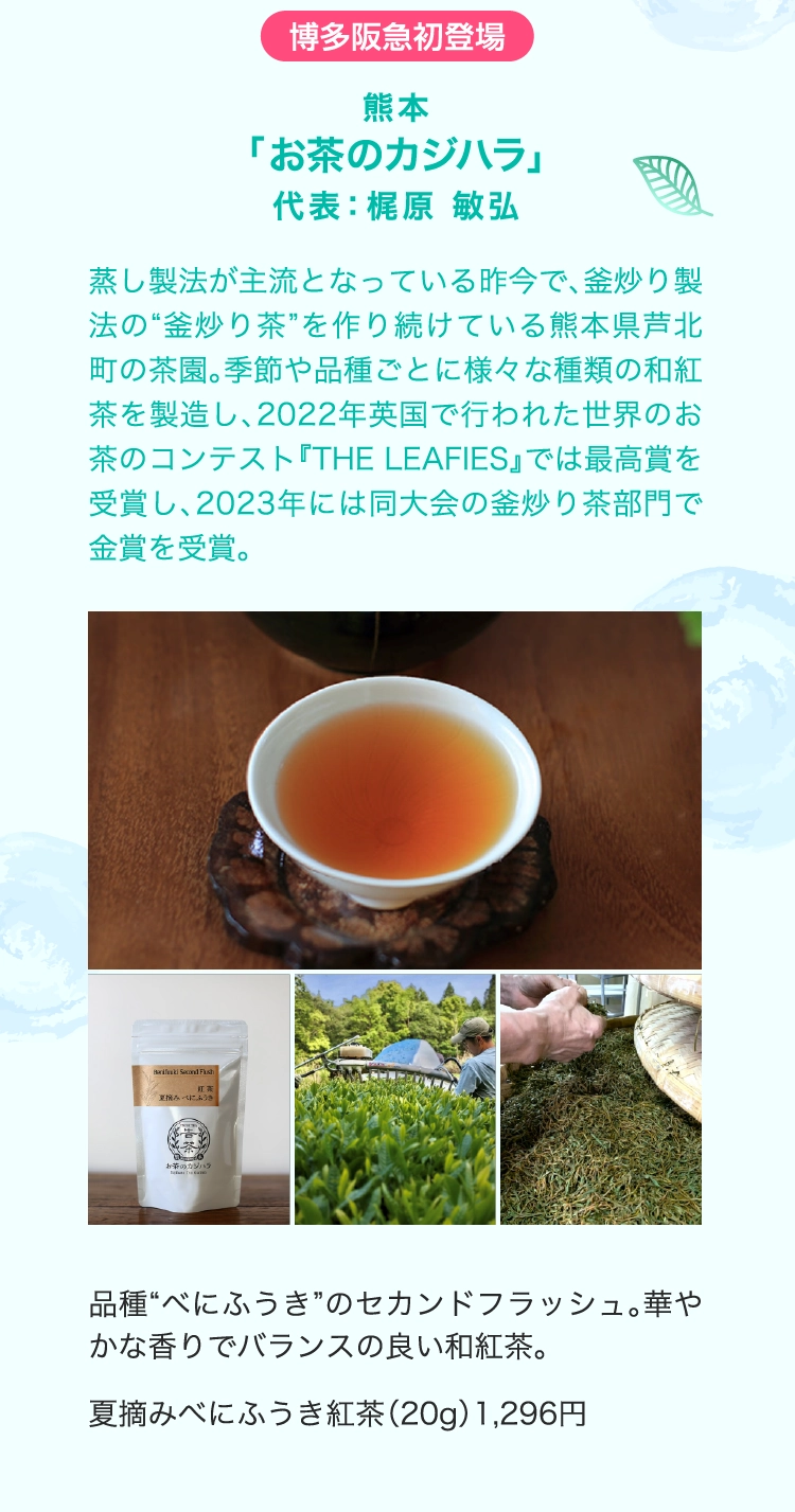 熊本
          「お茶のカジハラ」