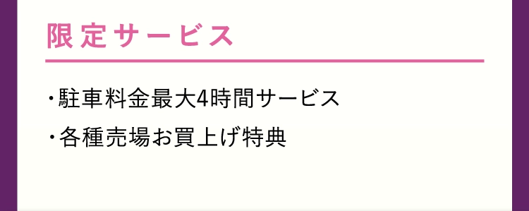 限定サービス