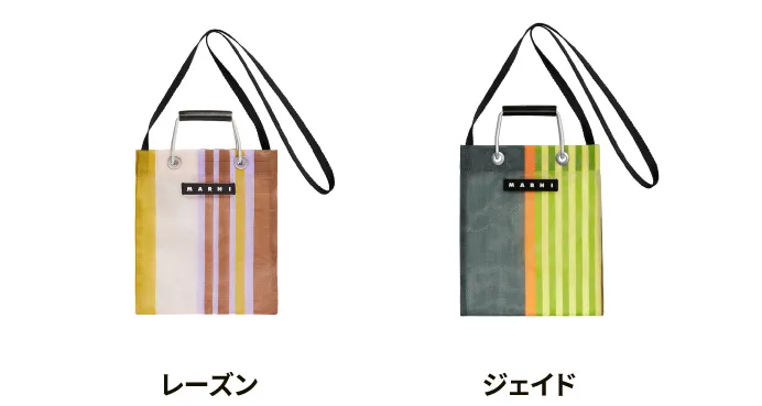 ストライプミニショルダーバッグ