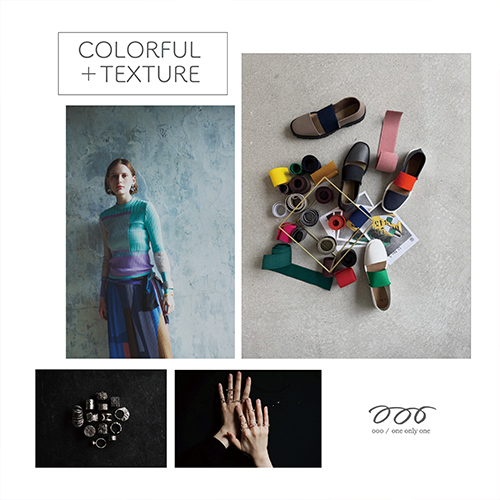 COLORFUL＋TEXTURE coordinated by OOO