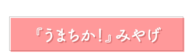 『うまちか！』みやげ