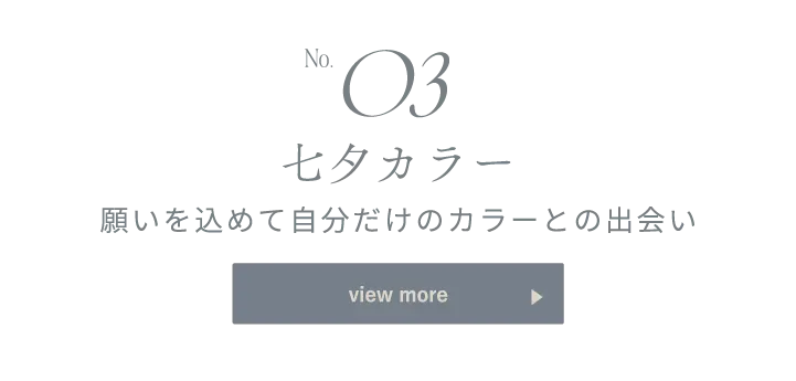 No.03 七夕カラー 願いを込めて自分だけのカラーとの出会い view more