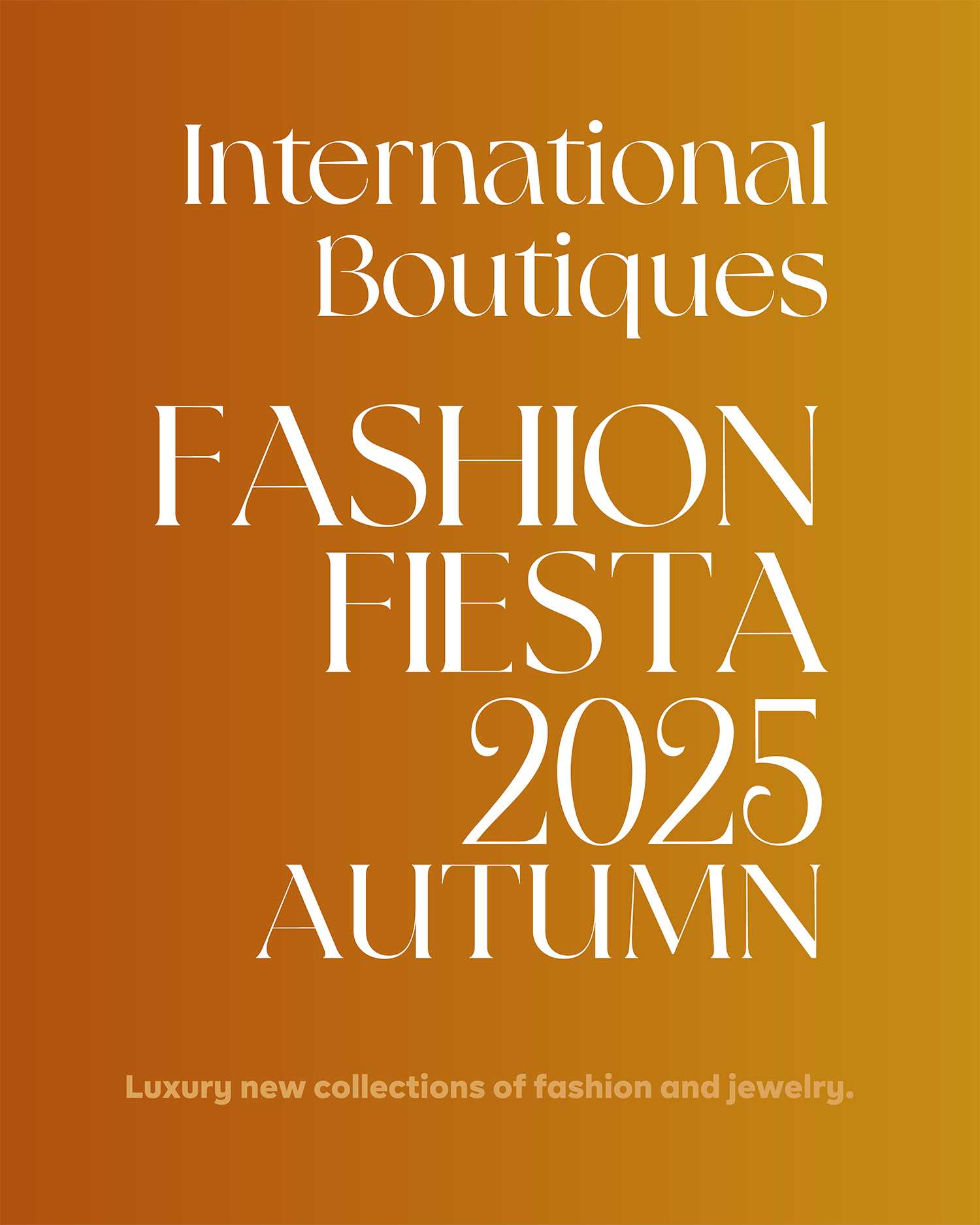 International Boutiques FASHION FIESTA 2025 AUTUMN