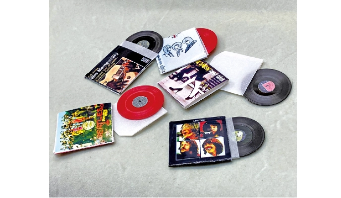 ミニチュアLPレコード盤