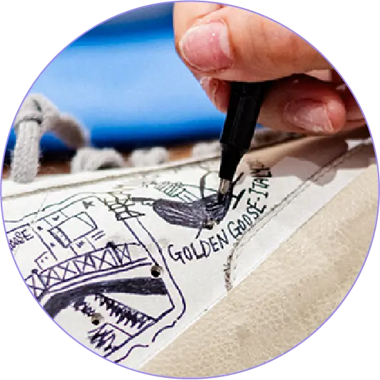 「ゴールデングース」「Co-Creation（共同創作）」のズーム画像