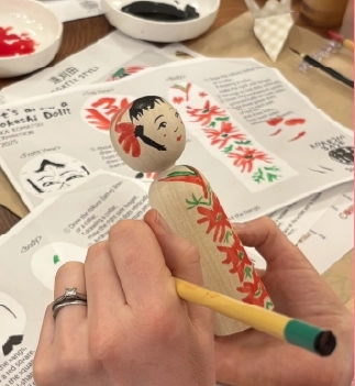 宮城伝統こけしMYこけし絵付けワークショップ