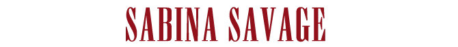 SABINA SAVAGE