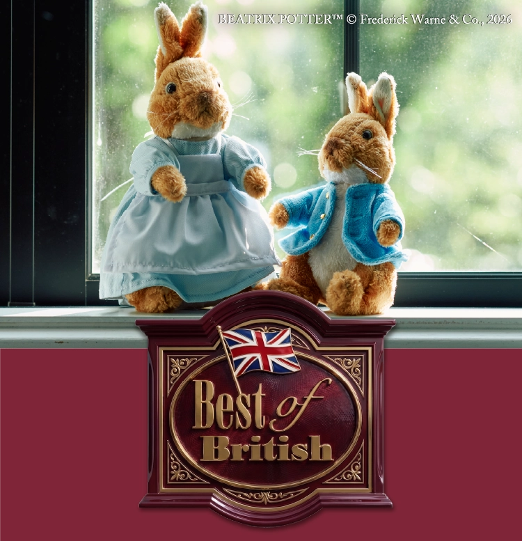 「熱気球に乗った動物たち」エミリー・ミルン・ウォリス（イギリス）41✕31cm リビング&ホビー | 英国フェア2026 | 阪急うめだ本店 | 阪急百貨店
