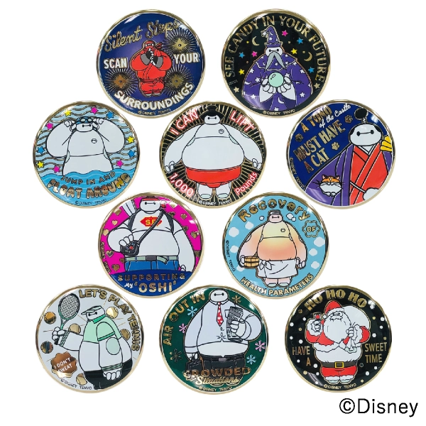 金バッジ ベイマックス1 各1,100円