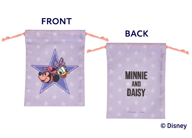 【阪急うめだ本店限定】ミニー＆デイジー 〈スター〉 巾着