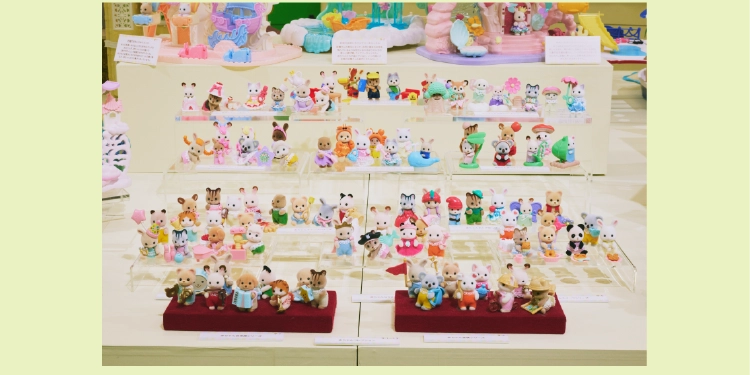 赤ちゃんコレクションコーナー全種類、総勢100種類以上が大集合するよ