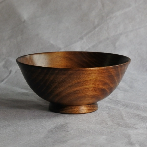 飯椀 栃 拭き漆（直径12.7×高さ6㎝）