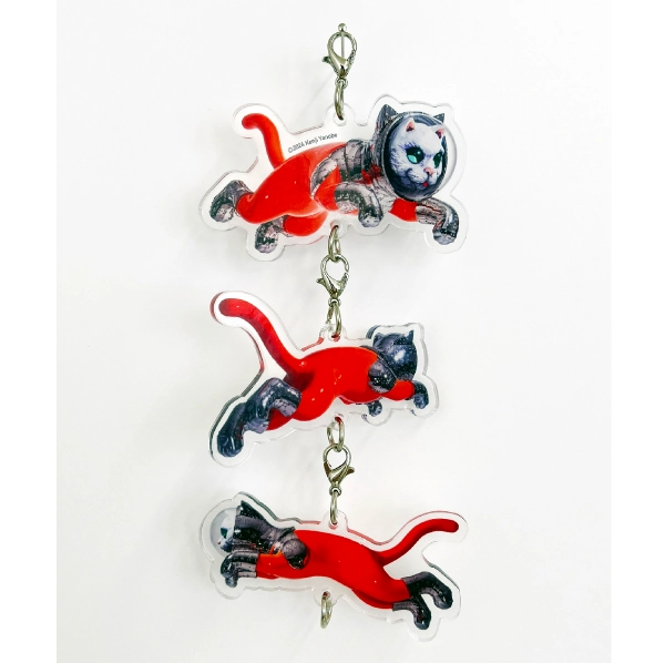 《SHIP’S CAT （Flying）》連結アクリルキーチャーム 1,320円