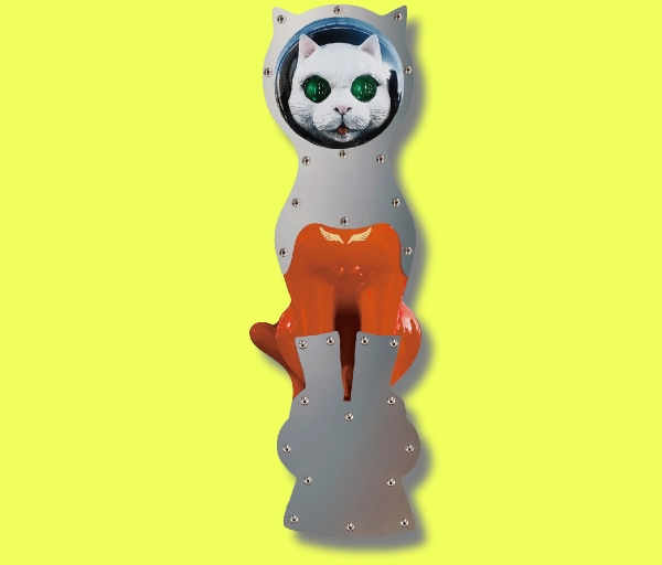 《SHIP’S CAT（Mirror）》（18.2×55.8×3.1cm）33,000円［限定10］