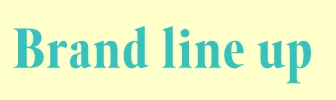 Brand line up
