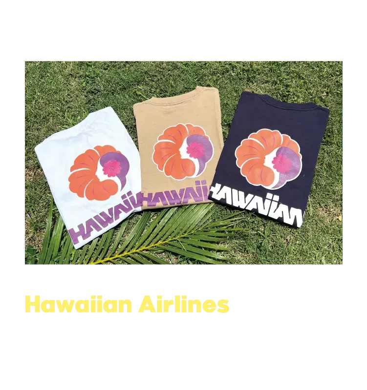 Hawaiian Airlines デザイン性が高くておしゃれ！ハワイアン航空のロゴ入りグッズも。