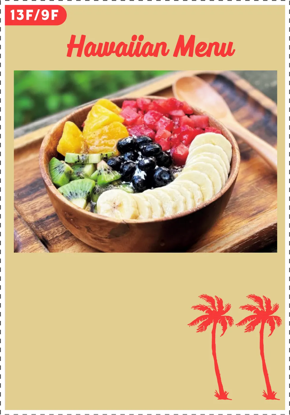 Hawaiian Menu