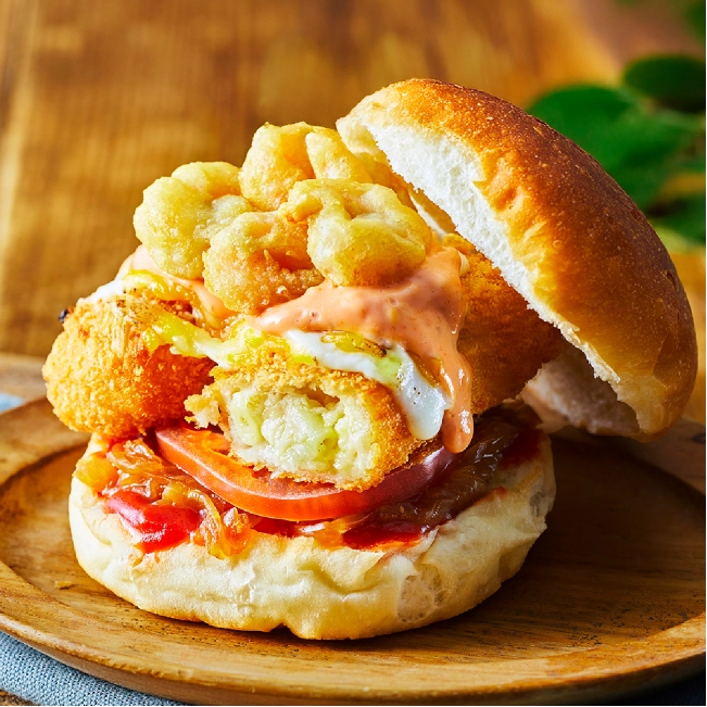 富良野「ぷちぷちバーガー」