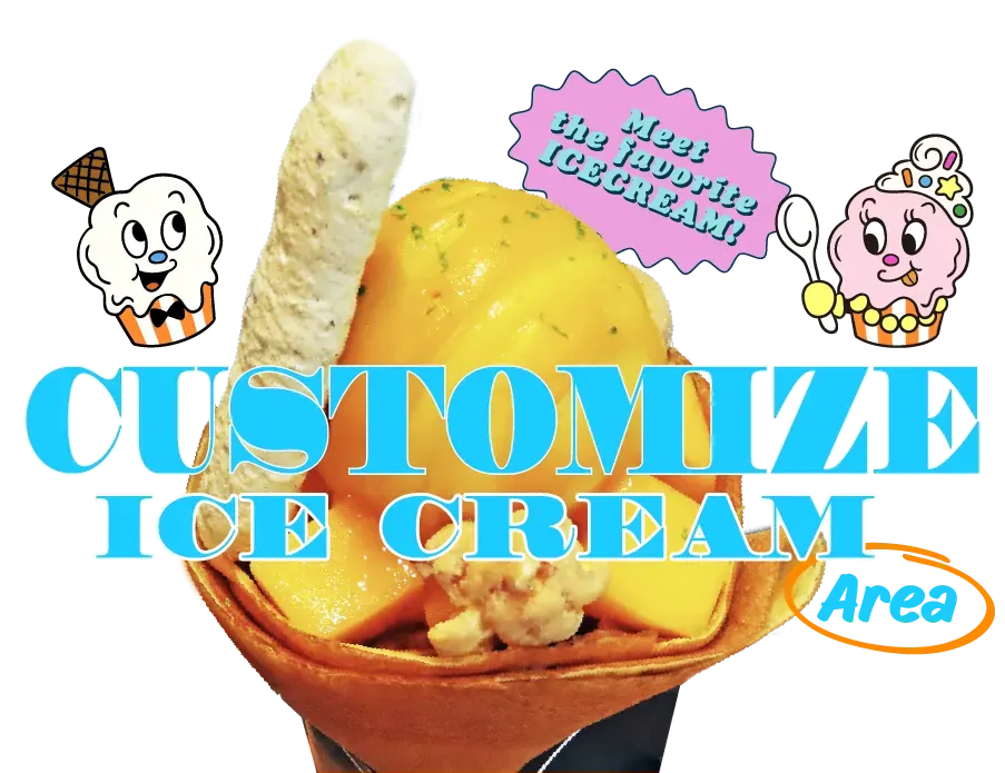 CUSTOMIZE ICE CREAM