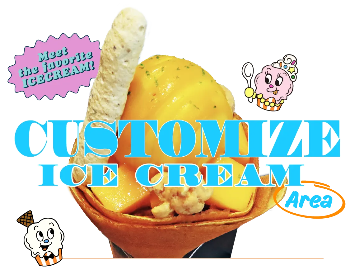 CUSTOMIZE ICE CREAM