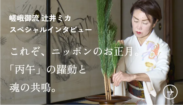 嵯峨御流 辻󠄀井ミカスペシャルインタビュー