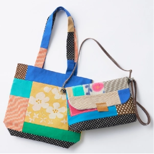 宮嶋千恵 作 つぎはぎbag 