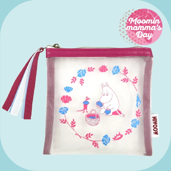メッシュポーチS Moominmamma's Day（約H14×W14㎝）1,870円