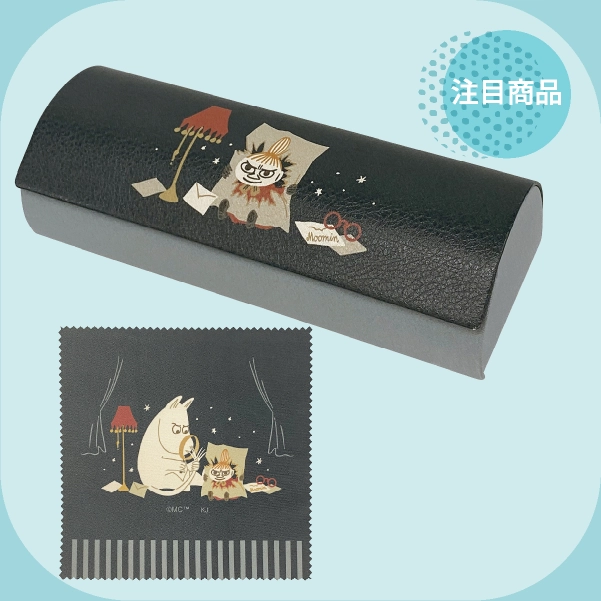 CCPムーミンクロス付メガネケース/Late Night Mischief（約H4×W16×D6㎝）2,288円