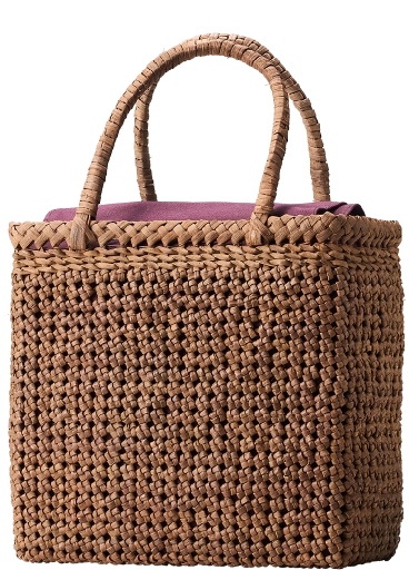 山ぶどうつるバッグ石畳編み