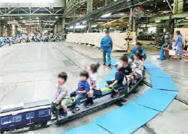 ちびっこ列車 乗車体験