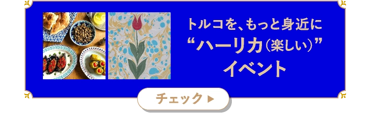 トルコを、もっと身近に“ハーリカ（楽しい）”イベント