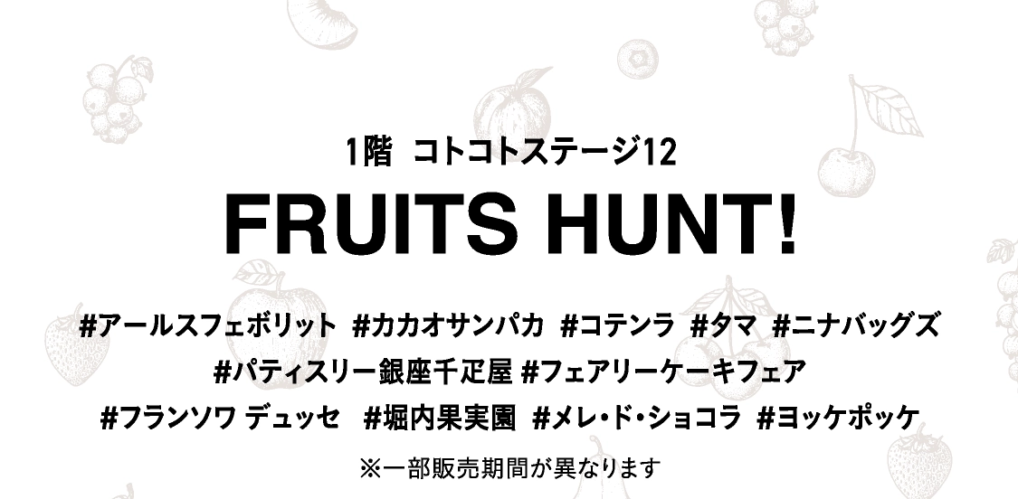 FRUITS HUNT!