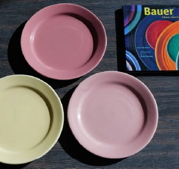 BAUER plate 3set pink yellow