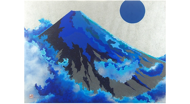 「Great Mountain -Blue Circle-」					
							（縦53.0×横72.7cm）