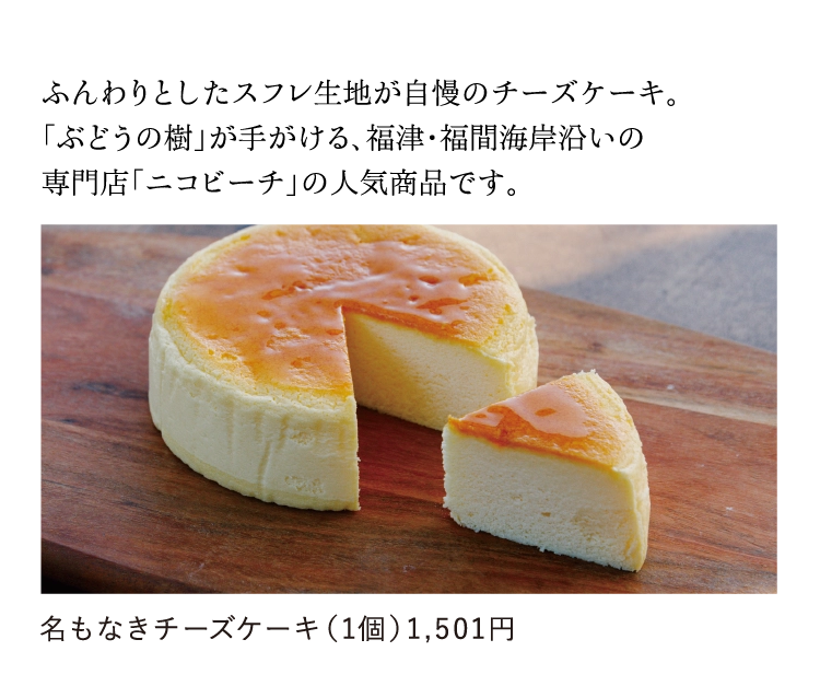 名もなきチーズケーキ（1個）1,501円