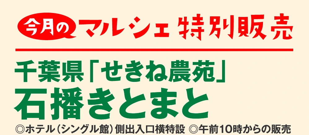 千葉県「せきね農苑」石播きとまと