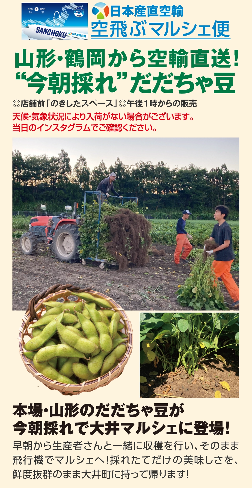 空飛ぶマルシェ便